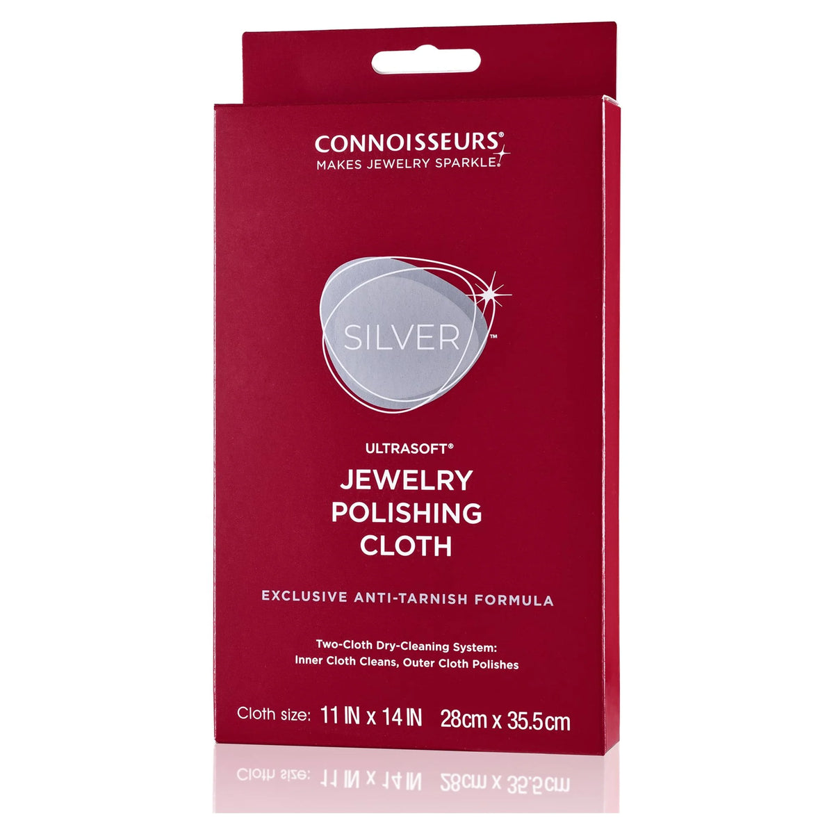 Silver Jewelry Polishing Cloth, Cleans and Polishes All Silver Jewelry