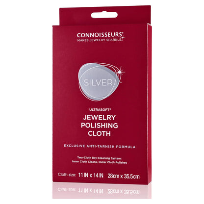 Silver Jewelry Polishing Cloth, Cleans and Polishes All Silver Jewelry