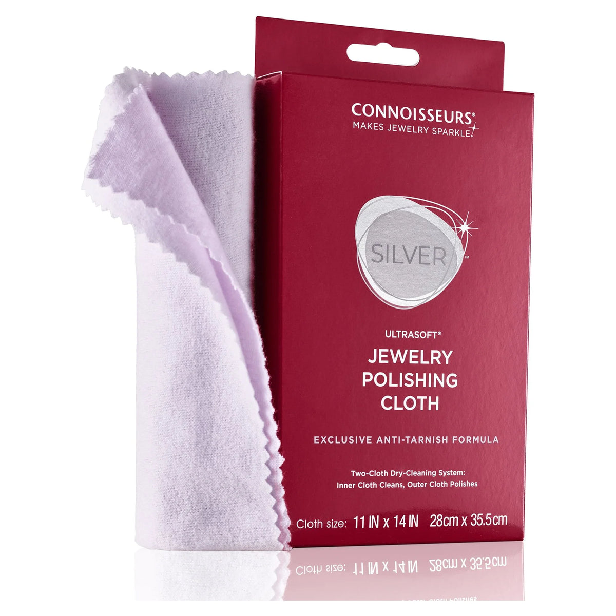 Silver Jewelry Polishing Cloth, Cleans and Polishes All Silver Jewelry